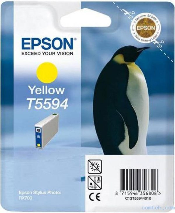 Картридж EPSON T559440 желтый для МФУ RX 700