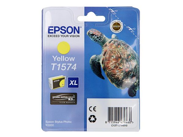 Картридж EPSON T15744010 желтый для Stylus Photo R3000