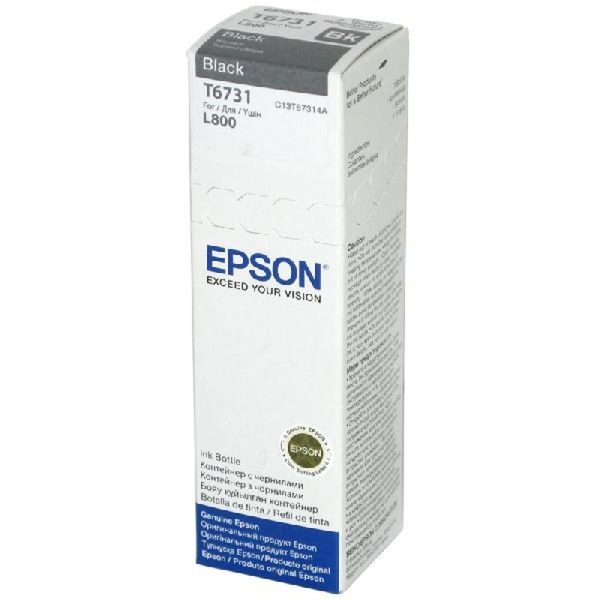 Чернила EPSON T67314A черный для L800