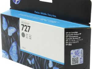 Картридж HP B3P24A №727 с серыми чернилами для принтеров Designjet, 130 мл