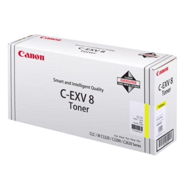 Тонер CANON C-EXV8Y желтый для CLC2620/3200/3220/IR C2620/3200/3220