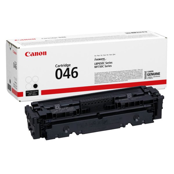 Картридж CANON 046 BK черный для LBP-650/653/654/MF730/731/732/733/734/735