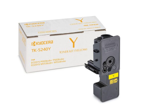Тонер Kyocera TK-5240Y желтый для P5026cdn/cdw,M5526cdn/cdw