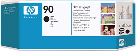 Печатающая головка HP C5054A №90 черная с устр.ойством очистки для принтеров Designjet4000