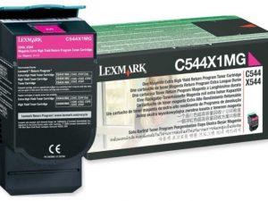 Тонер-картридж LEXMARK C544X1MG малиновый для c544,c546,x544,x546