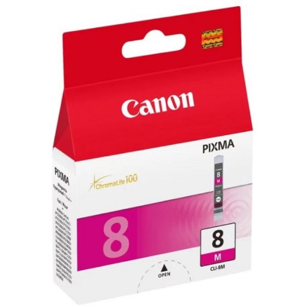 Картридж CANON CLI-8M малиновый для Pixma MP500/800, IP6600,5200,4200
