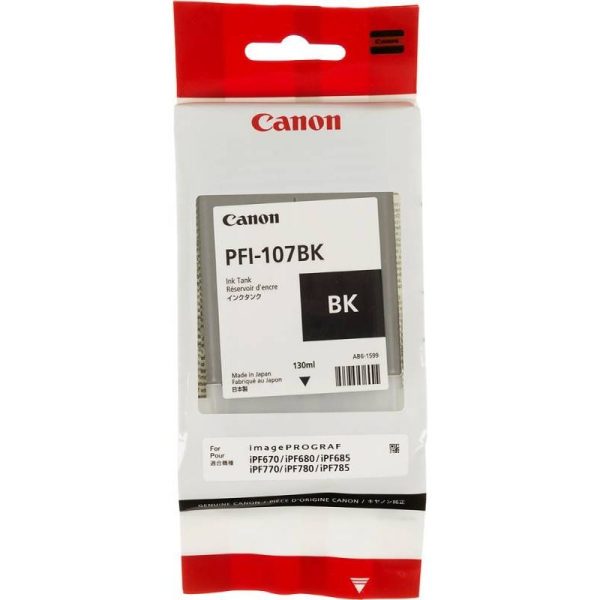Картридж CANON PFI-107BK черный для iPF680/685/780/785