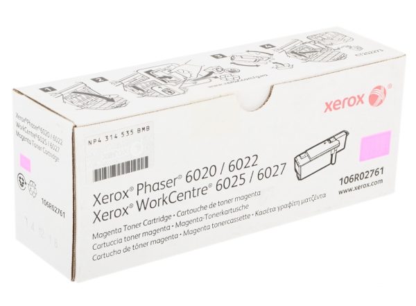 Принт-картридж XEROX 106R02761 малиновый для Phaser 6020/6022/ WC 6025/6027