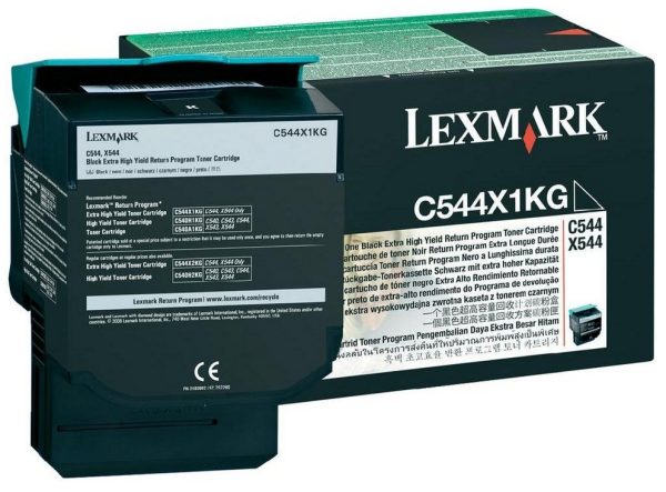 Тонер-картридж LEXMARK C544X1KG черный для c544,x544