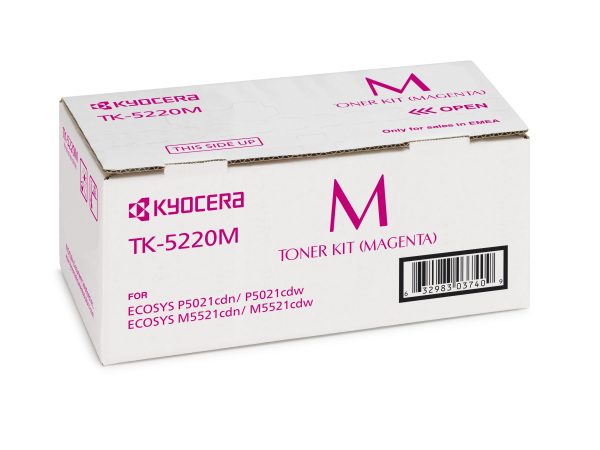 Тонер-картридж Kyocera TK-5220M малиновый для P5021cdn/cdw, M5521cdn/cdw