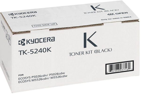 Тонер Kyocera TK-5240K черный для P5026cdn/cdw,M5526cdn/cdw