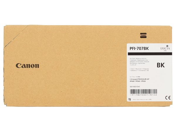 Картридж CANON PFI-707BK черный для iPF830/840/850