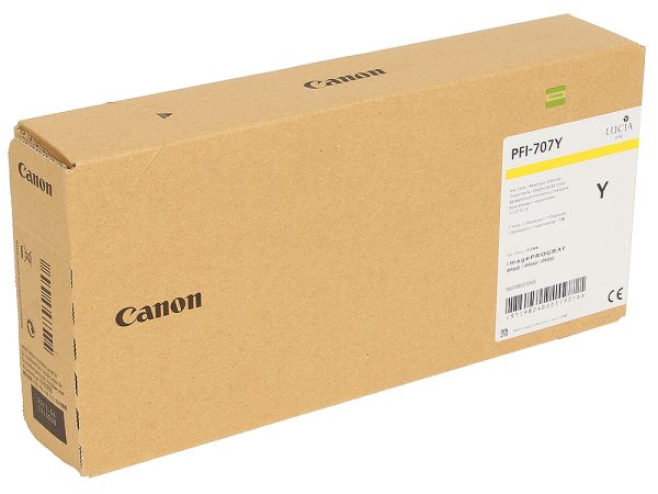 Картридж CANON PFI-707Y желтый для iPF830/840/850