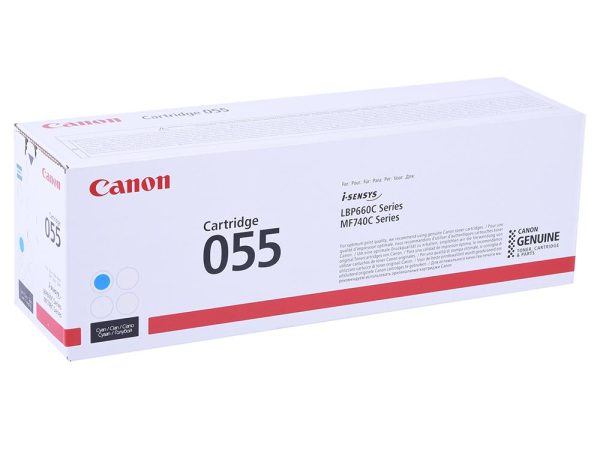 Картридж CANON  055 C  голубой для Canon Cartridge LBP66x/MF74x
