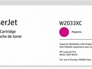 Картридж HP W2033XH пурпурный (6000стр.) для HP LJ M454/MFP M479
