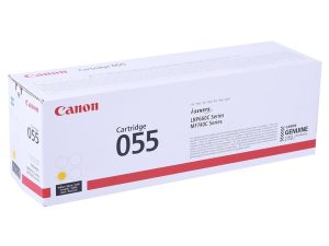 Картридж CANON 055 Y желтый для Canon Cartridge LBP66x/MF74x